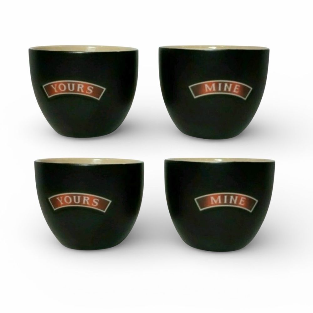 Bailey’s Irish Cream Yours and Wine Cup Set of 4(NWOT)